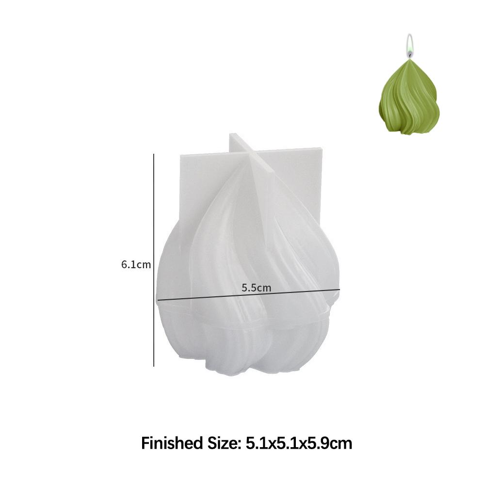 

Спиральная форма для свечи в виде капли воды, силиконовая, для DIY, ароматерапии, гипса, мыла ручной работы, эпоксидной смолы, для изготовления свечей, домашнего декора, поделок