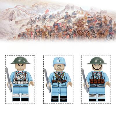 Ww2 JC005 Bausteine Militärfiguren Waffen Waffen Zubehör Moc Bricks Puppe Montiert Kinderspielzeug
