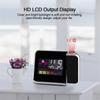 Swivel Projection Alarm Clock Weather Station Thermometer Temp Humidity Monitor