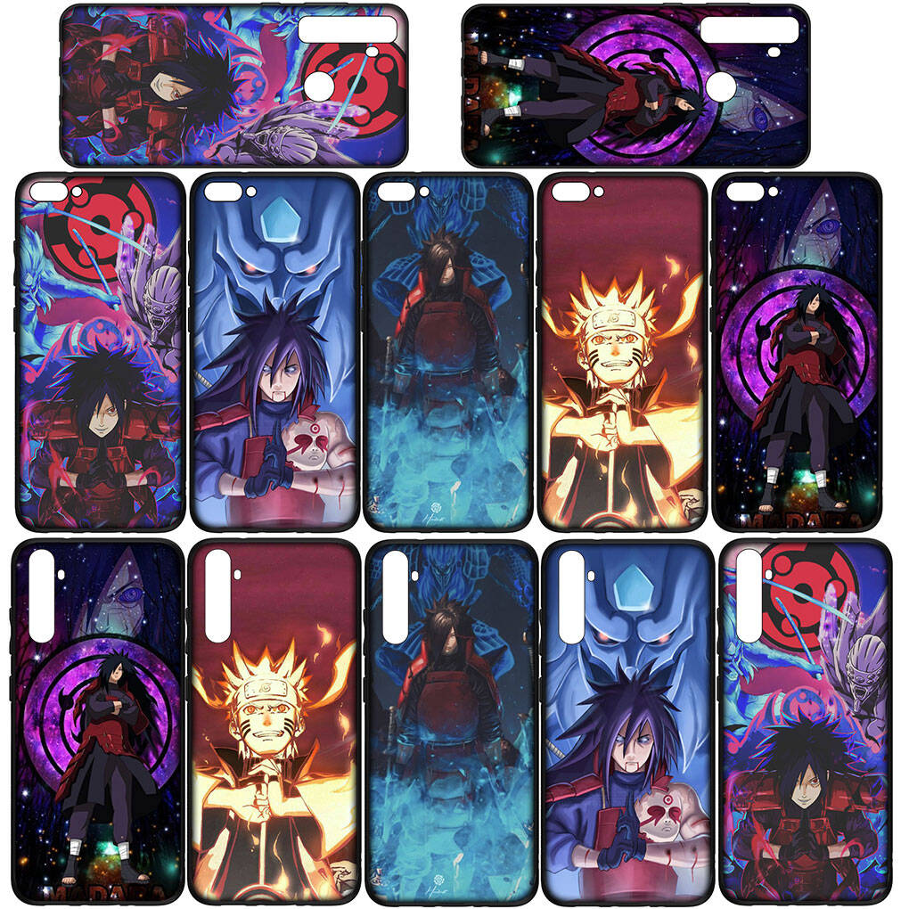 Phone Case for iPhone 17 15 16 Plus Redmi Note 14 12 11 13 Pro Max Huawei P30 P20 Lite OPPO A60 A40 A80 A18 A16 A54 Madara Uchiha Comics Naruto Cover