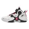 Anta Kids Asymmetrical 4.0 Comfortable Versatile Non-Slip Wear-Resistant Mid-Top Basketball Shoes Kids Basketball Shoes White Black 312431121-1