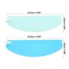 Universal 2 Pcs 9.65" x 3.46" Rain Proof Anti Fog Film Fit For Motorcycle Helmet