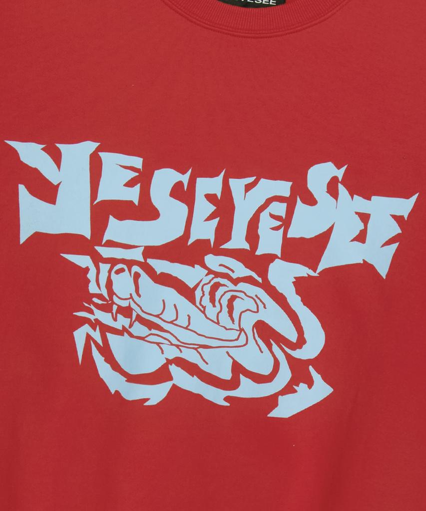 YESEYESEE Y.E.S Python Sweatshirt Red