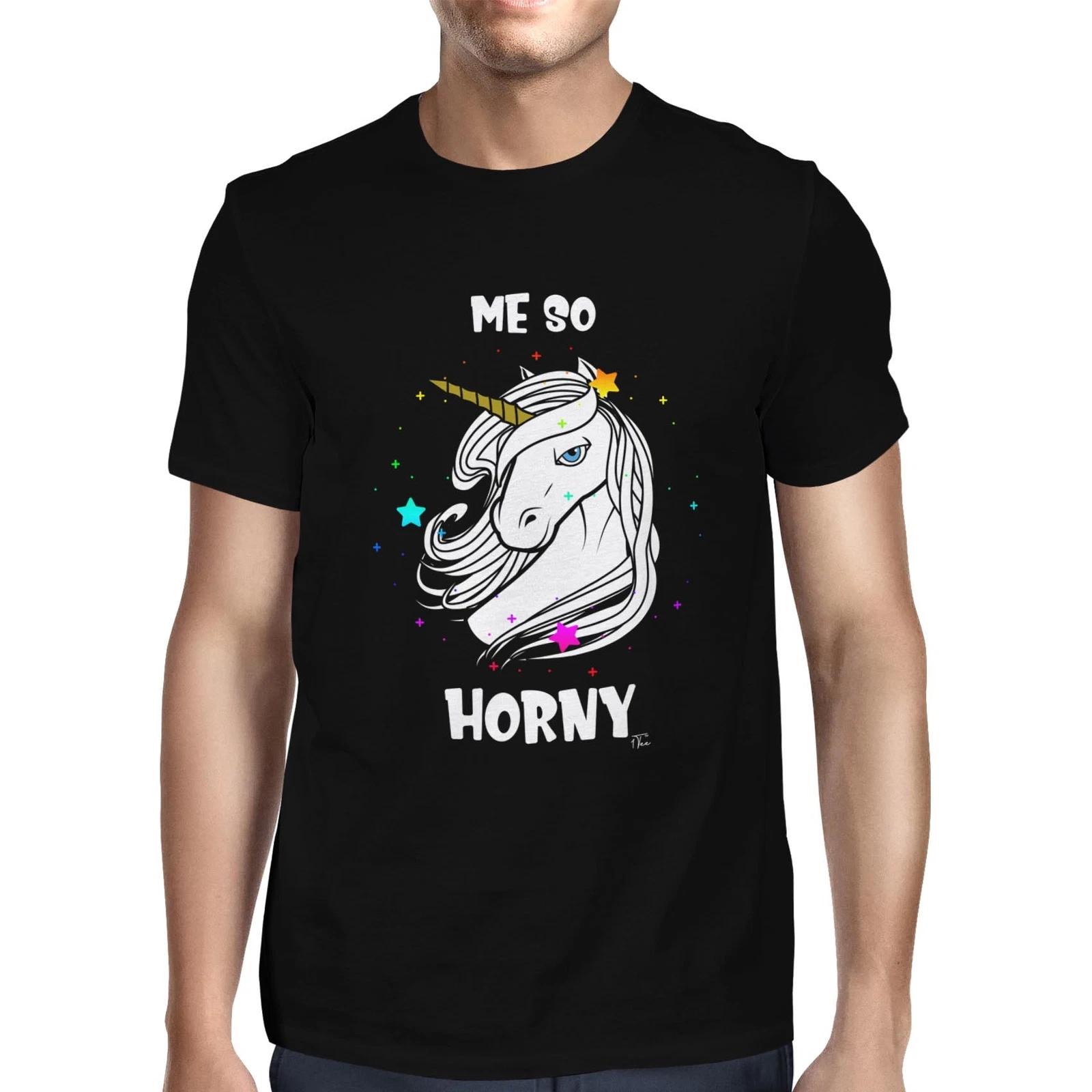 1Tee Mens Me So Horny Unicorn T-Shirt XXL