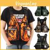 Adjustable Buoyancy Sailing Kayak Canoeing Fly Fishing Life Jacket Vest With Multi-pockets**