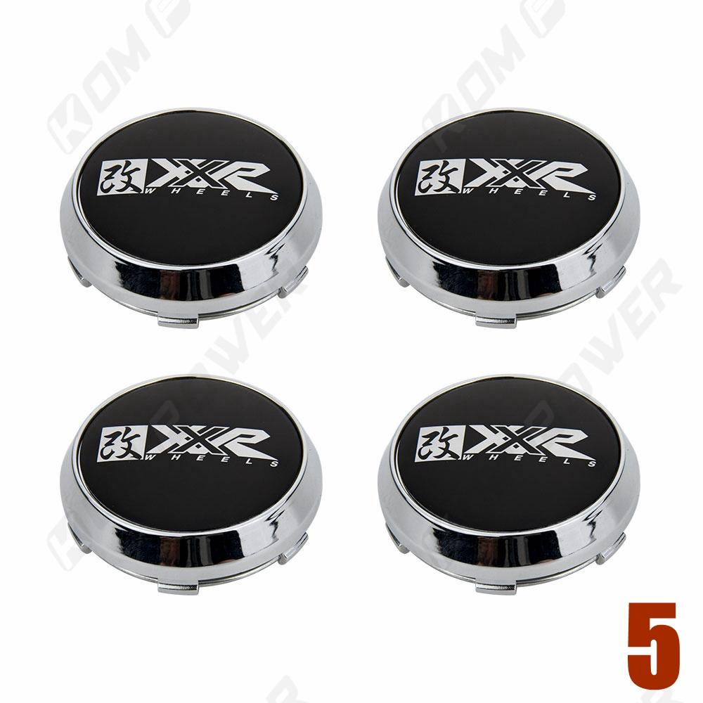 ASZ1 4PCS OD 68MM / ID 64MM Sport Wheel Center Cap XXR SSR ENKEI Racing Emblem Sticker Wheel Cover Cap Hubcaps Car Styling
