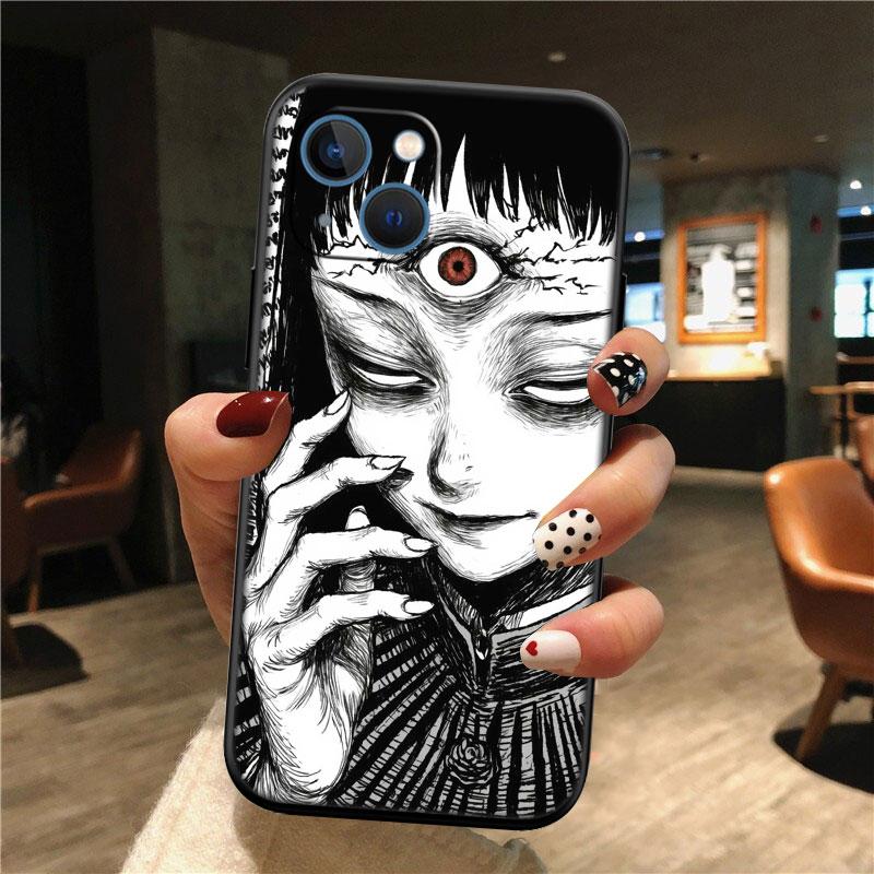 Junji Ito Tomie Phone Case for Samsung Galaxy M06 M15 M16 M35 M55 M56 A36 A42 A50 A50S A51 A52 A32 A33 A05 A05S A06 A16 A20