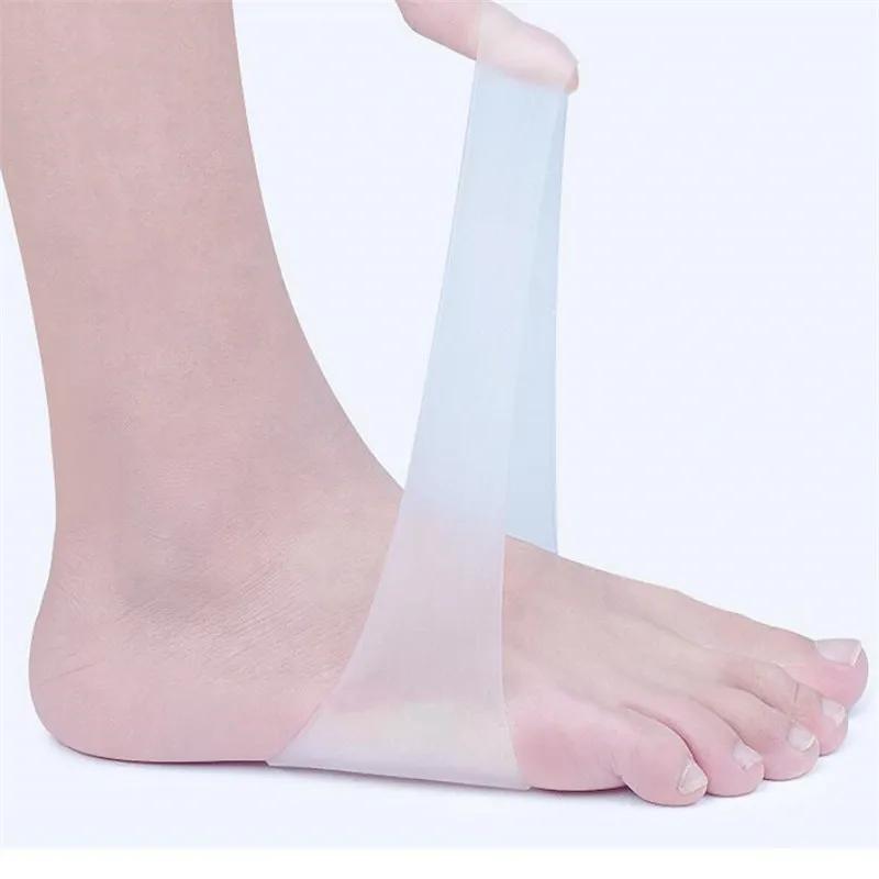 1 Pair Arch Support Sleeves Plantar Fasciitis Silicone Heel Spurs Foot Care Flat Feet Socks Cushions Pads Orthotic Insoles