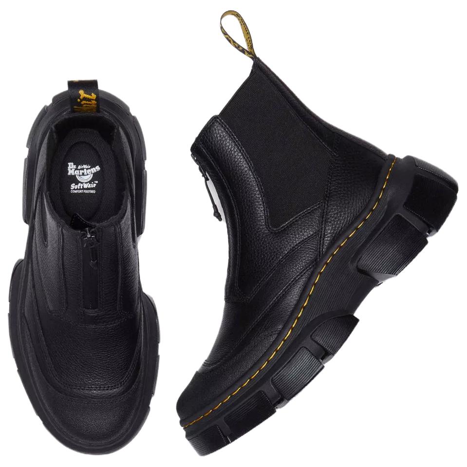 New Dr. Martens Dmxl Zip Chelsea Boot Black 41070001