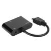 Video Converter HDMI To HDMIVGAMicor Power Supply 3.5mm 4K HD Simultaneous Display