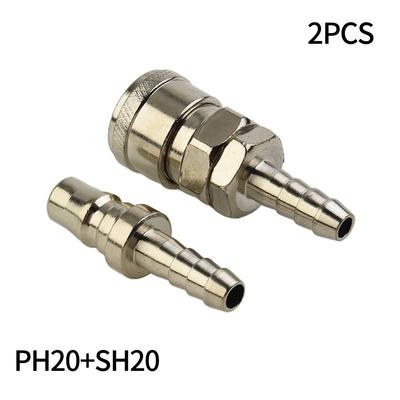 Druckluftschlauch-Armaturen Werkzeuge Schnellkupplung SH20 PH20 Silber 8mm
