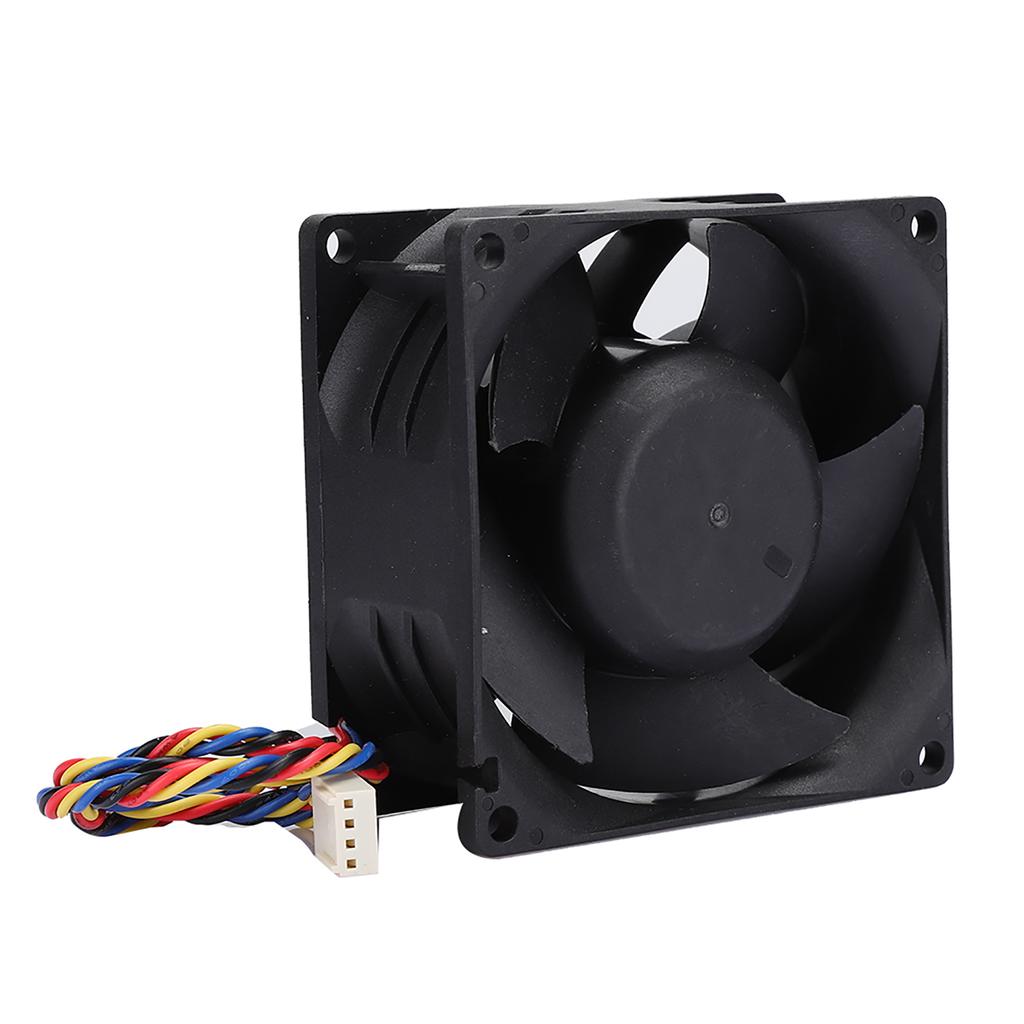 CPU Cooler Dual Ball PWM 4 Wire Computer Chassis Cooling Fan 4900RPM Speed 12V 0.87A