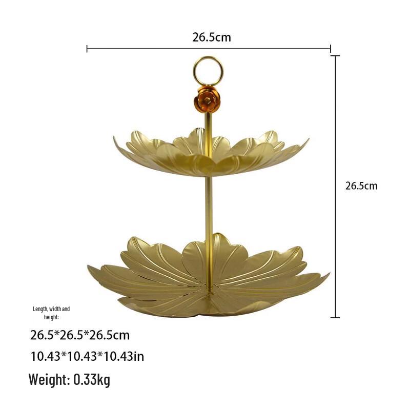 Многоуровневая тарелка для фруктов и закусок