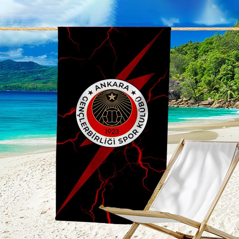 Genkelbigli Club Sports Microfiber Beach Towel, Lightweight And Quick-Dry, for Summer Travel, Beach Essential, Swimming Pool Outdoor