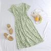 Southeast Asia Elegant Age-Reversing Midi Dress for Middle-Aged Women