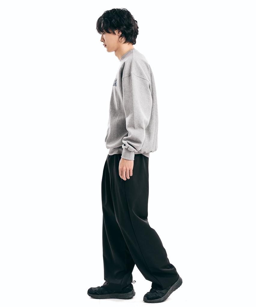 Descheuis One-Pleat Wide Fit Slacks_Black