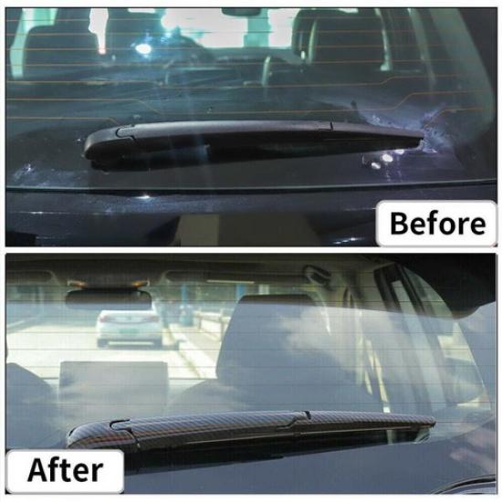 Car Rear Window Wiper Cover Trim For Dodge Durango 2011-2014 Accessories Carbon
