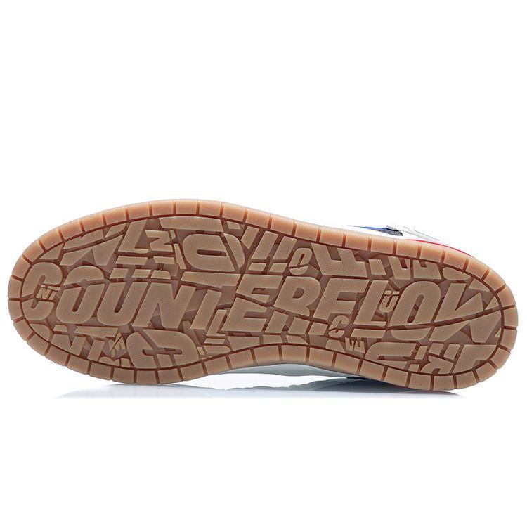 Li Ning The One Synthetic Leather Trendy Versatile Non-Slip Lightweight Breathable Low-Top Skate Shoes Men sneaker Cloud-White AGCQ295-1