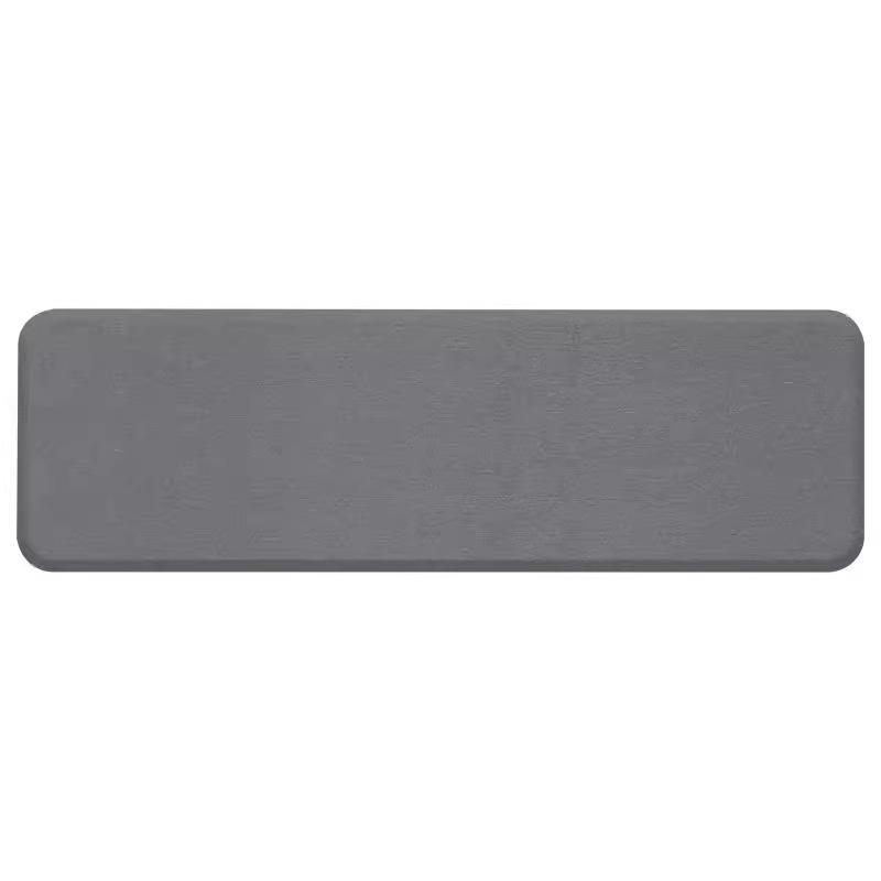 

Silica gel absorbent mat bathroom washbasin desktop mat quick-drying moisture-proof toothbrush soap storage mat cup mat 22.5x7cm темно серый