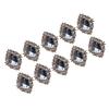 Craft Flat Back Buttons 25mm Rhinestone Crystal Sewing Accessory Set for Fabric Clothing Decorations