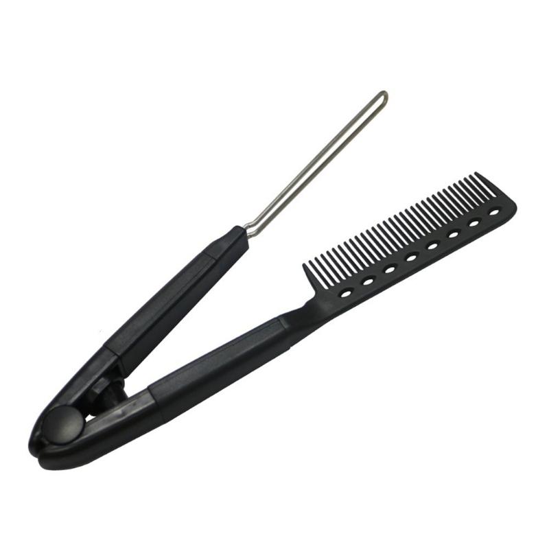 Home Styling Hair Straightening Comb With V Shape Straight Combs Fashion Parting Comb For Women Quick Use