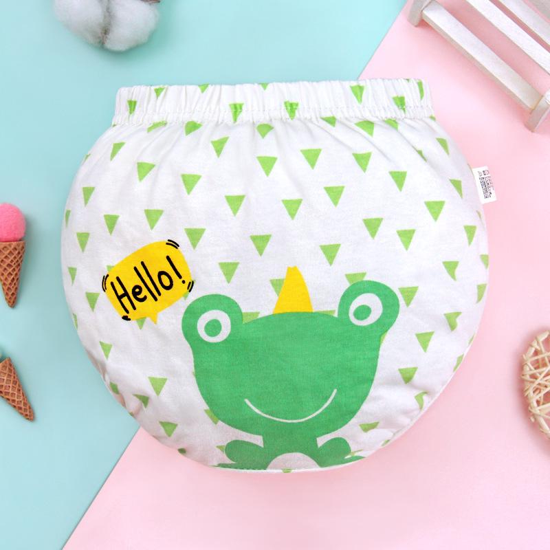 2024 Korean Style Cartoon Print Underwear Shorts for Baby Boys and Girls - Four Seasons Collection