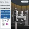 3400W No Need To Install Electric Faucet Stainless Steel Hot and Cold Dual-purpose Faucet Temperature Digital Display Water Instant Hot Water Faucet