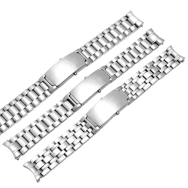 High Quality 316L Silver Stainless Steel Watch Bands Strap For Omega Seamaster Speedmaster Planet Ocean Belt 18mm 20mm 22mm