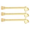 10 Sets Dual Head Air Chuck 1/4in FNPT Thread Iron Zinc Alloy 2 Way Connect Air Chuck with Quick Plu