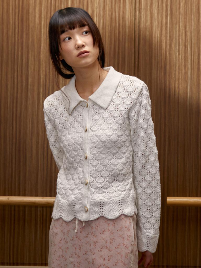 Sienne Chloe Cardigan (Ecru)