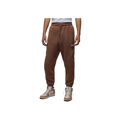 Flight Fleece Loose Comfortable Cuffed Versatile Casual Pants Men Bottoms Dark-Brown FV7451-223