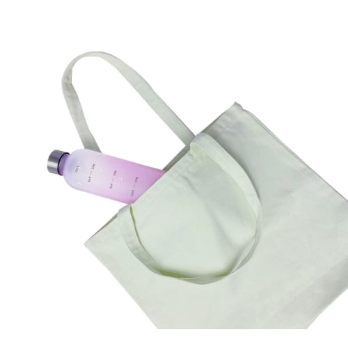 0.5 Liter Water Bottle, 500ml, with Time Marker, BPA-Free [Drink 2 Liters of Water Per Day!] Outdoor Sports Bottle, Large Capacity, Gray, 500ml