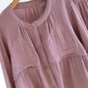 2026 New Women's Spring and Autumn Pajama Set 100% Cotton with Chest Mat Round Neck Long Sleeve Home Clothes Two Piece Set