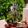 Seven Chakra Crystal Tree Showpiece for Good Luck Home Decor Item Bonsai Money Tree Plant Gift Item Figurine Standard Multicolour