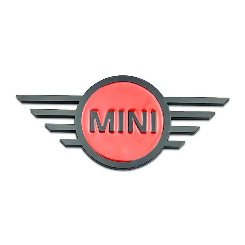 3D ABS Car Front Head Emblem Rear Sticker Logo for BMW Mini Coopers F54 F55 F56 F57 Refit Replacement Badge Exterior Accessories