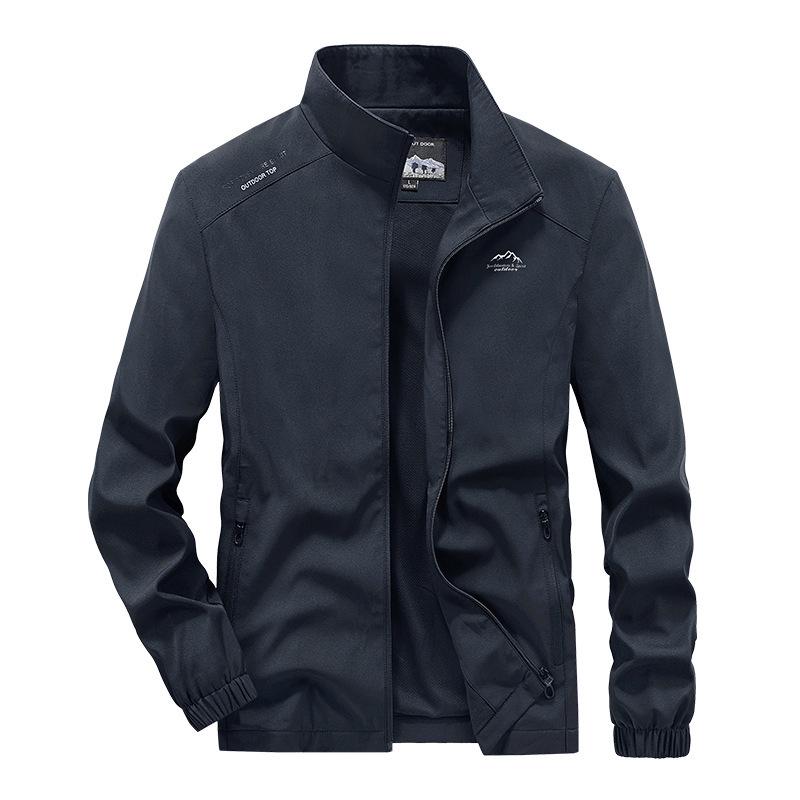 Men's Trendy Spring/Autumn High-End Outdoor Loose Windbreaker - Lightweight Sports Casual Jacket