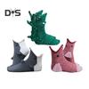 Crocodile Socks Novelty Shark/Croc Biting Leg Floor Socks Winter Home Warm Knitted Animal Socks for Men And Women