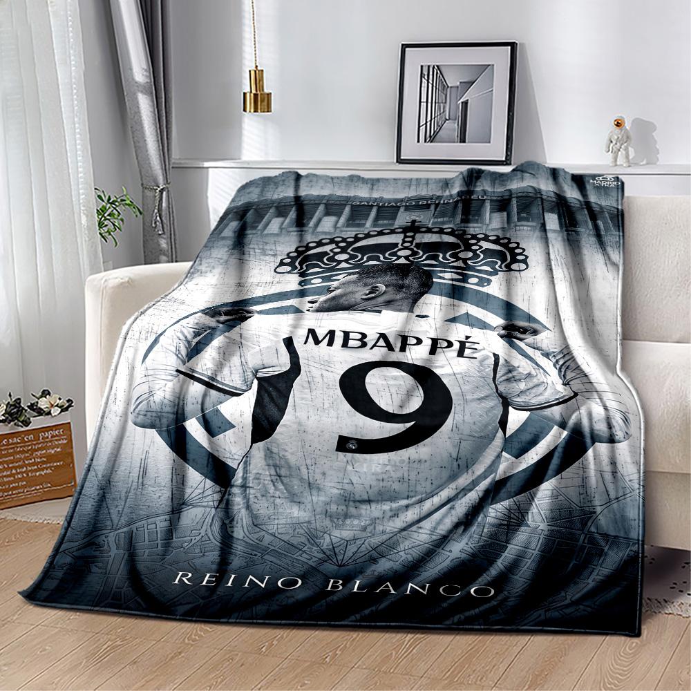 Mbappe 31 Blanket Ultra-Soft Great for Livingroom Picnics Office Chair for All Occasions Stylish Decor Gift for Travel Home Birthdays
