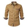 Men's Casual Outdoor Collared Corduroy Long-Sleeve Shirt