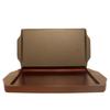Exquisite Cast Iron Baking Pan with Wooden Board - Thickened Steak and Teppanyaki Plate for Western Dining.