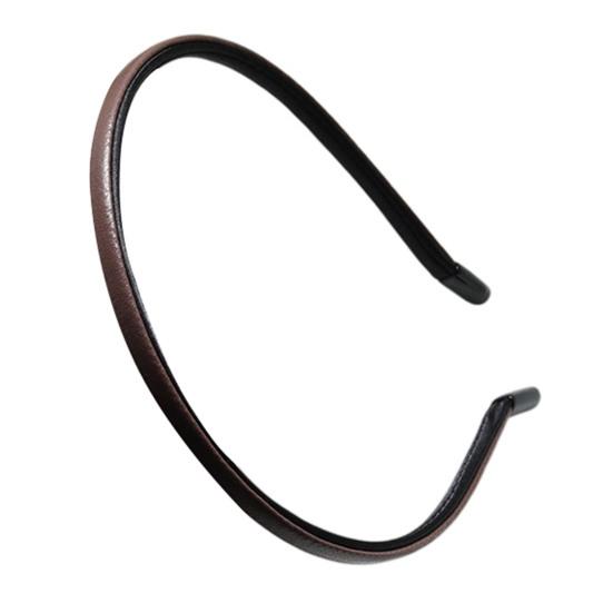 

Headband Anti-Slip Plastic Thin Hair Hoop with Curved Design Stable Fit No Pressure Makeup Hair Hoop Hair Accessory коричневый