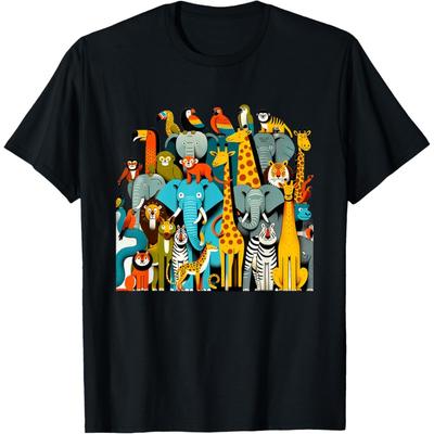 Jungle Jamboree Wildlife Birthday Safari Birthday 090CWU T-Shirt