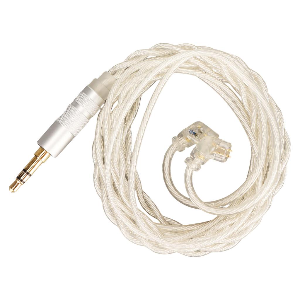 Earphone Upgrade Cable 2 Pin 0.78mm Connector 3.5mm Plug Silver Plated Copper Core Replace Earbuds