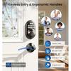 Veise Keyless Entry Door Lock with 2 Lever Handles - Electronic Keypad Deadbolt, Auto Lock, Back Lit & Easy Installation Design, Front Door Handle
