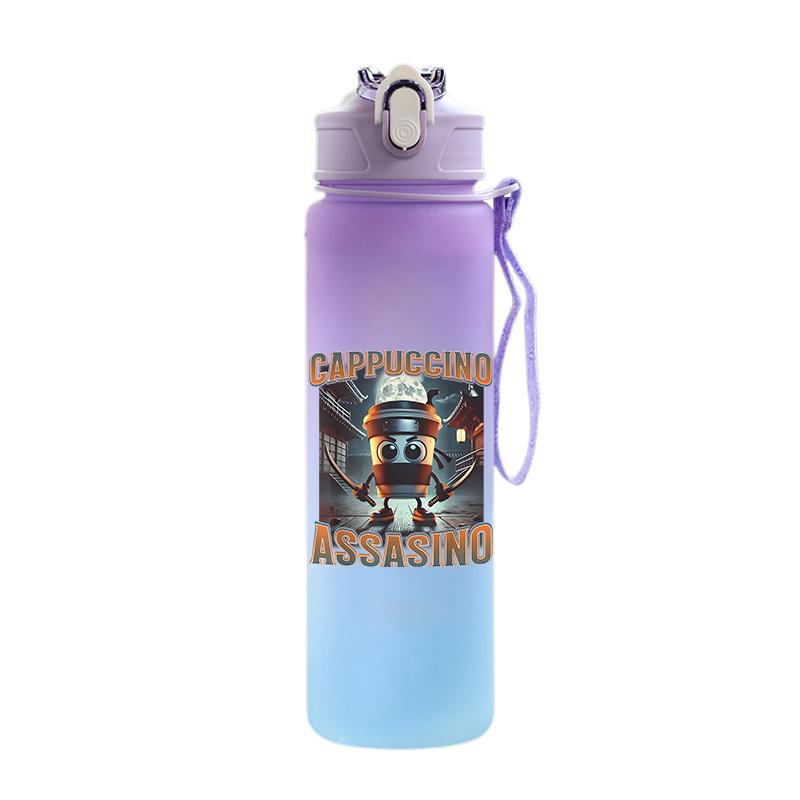 Tuang Tuang Tuang Printed 750Ml Water Bottle Anime Cartoon Large Capacity Drinking Cup Portable Outdoor Sports Water Cup Children Gift