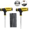 Best Quality Car Tire Repair Tool Tire Repair Kit Studding Tool Set Auto Bike Tubeless Tire Tyre Puncture Plug Garage Tools