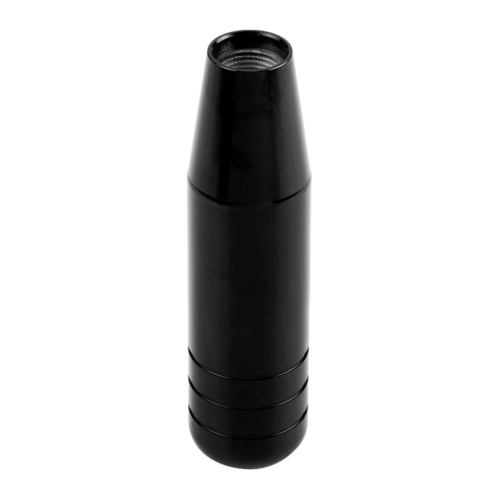Universal Aluminum Alloy Car Manual Gear Shift Knob Handle Shifter Lever 13cm Black