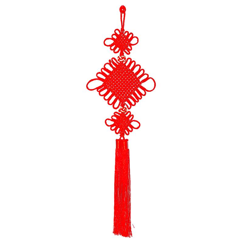 1pc Tassels Ornaments 2025 Chinese Knot Home Decor Rope Woven Handmade Spring Festival Ornaments Hanging Pendant