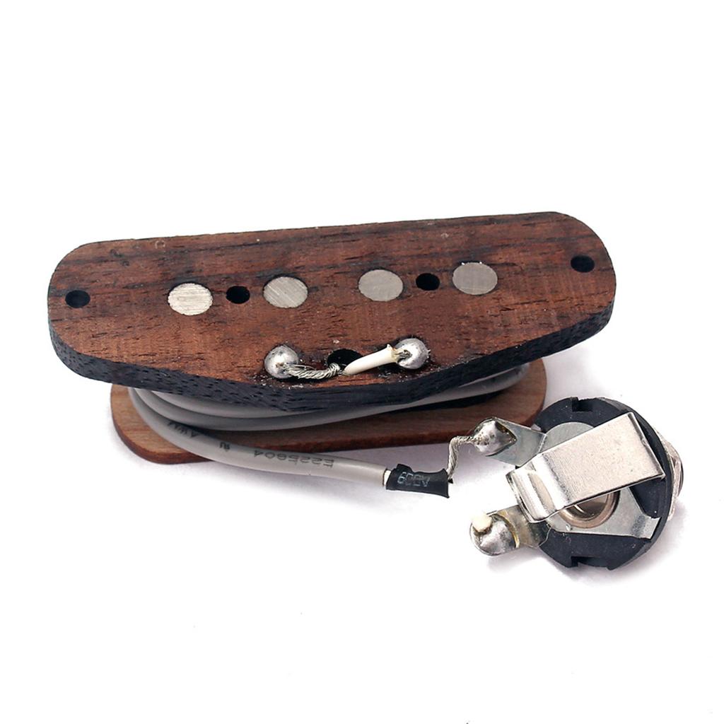 4-pole Guitar Pickup for Electric Cigar Box Maple and Rosewood 4 String Guitar Pickups -Electric for Delta