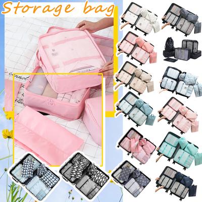 6PCS Clothes Storage Bags Packing Travel Luggage Organizer Bag